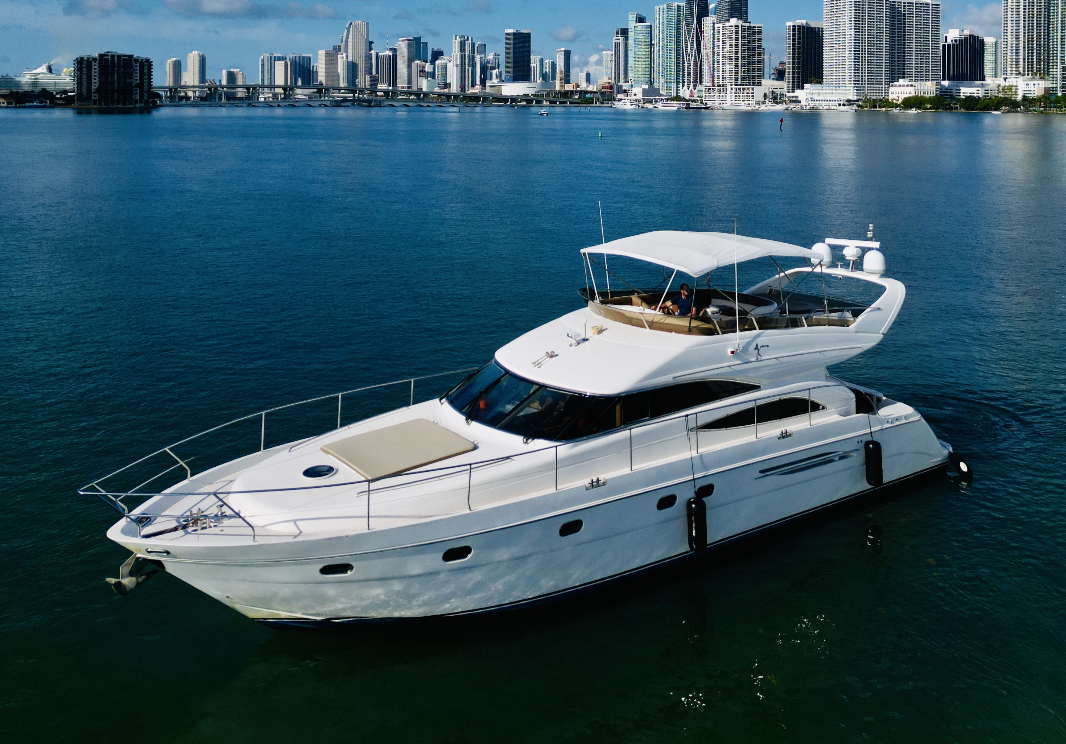 65FT VIKING Miami yacht rental 2